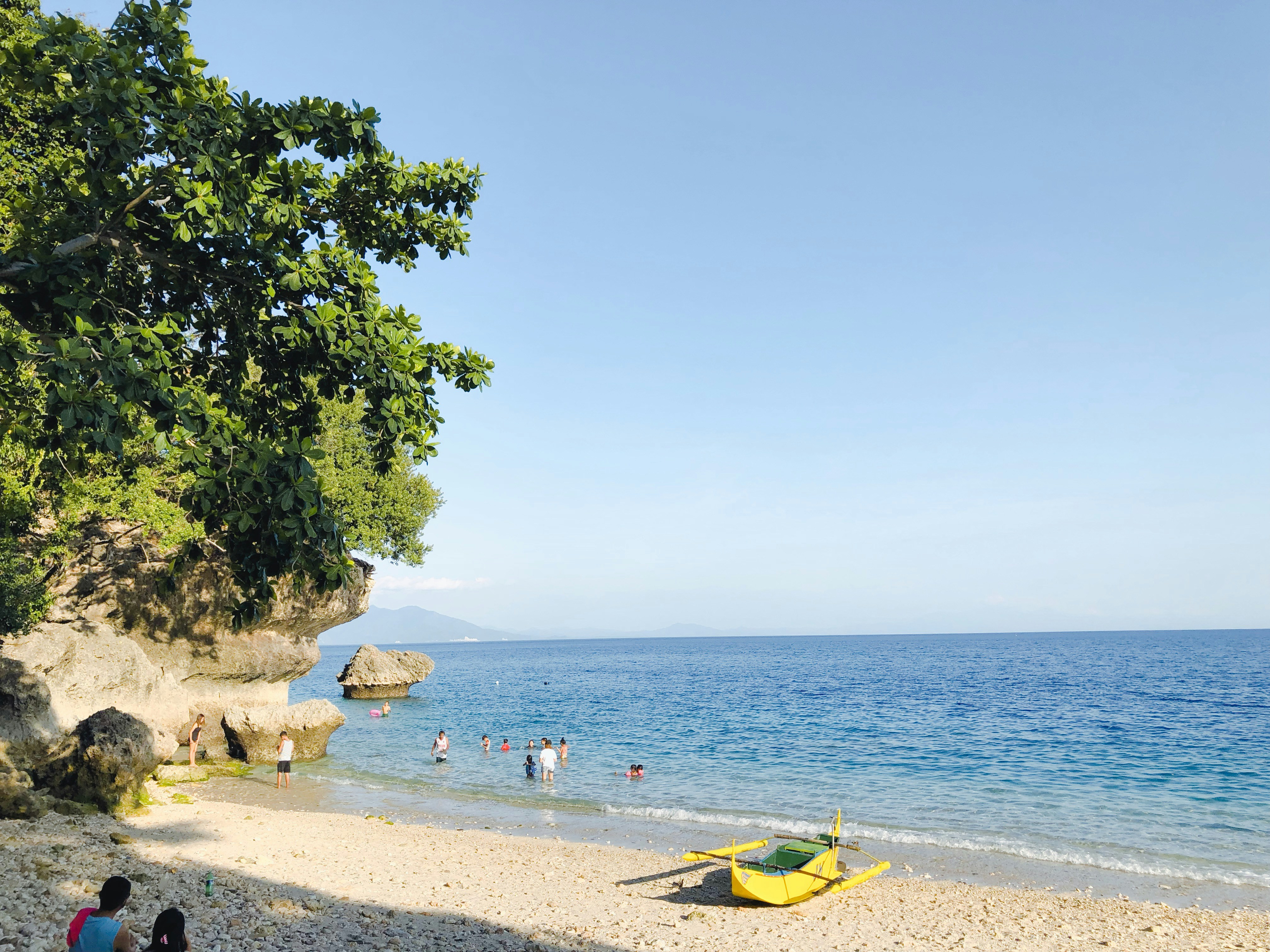 사말 섬 해변 분위기