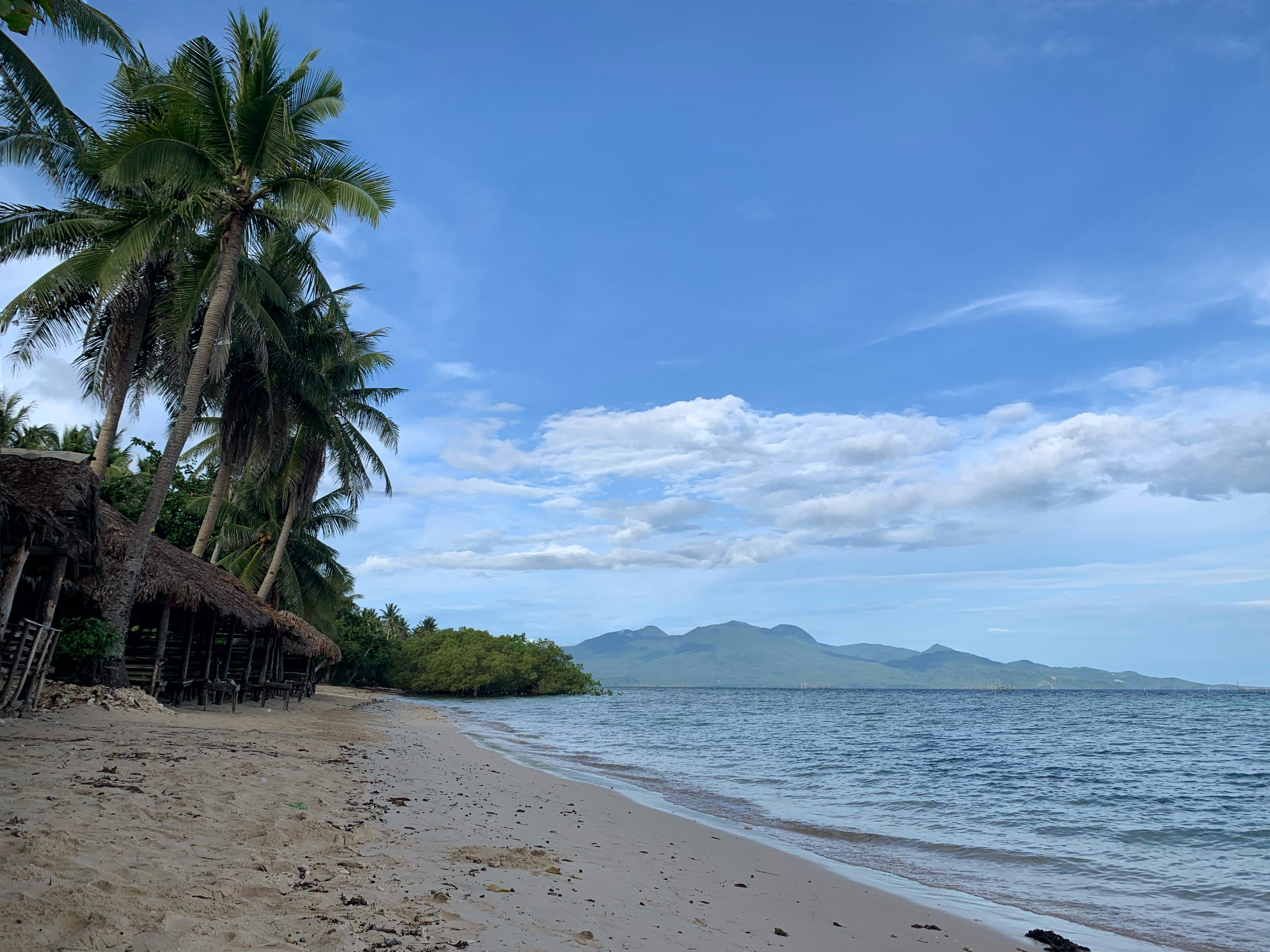 소르소곤 해안의 분위기