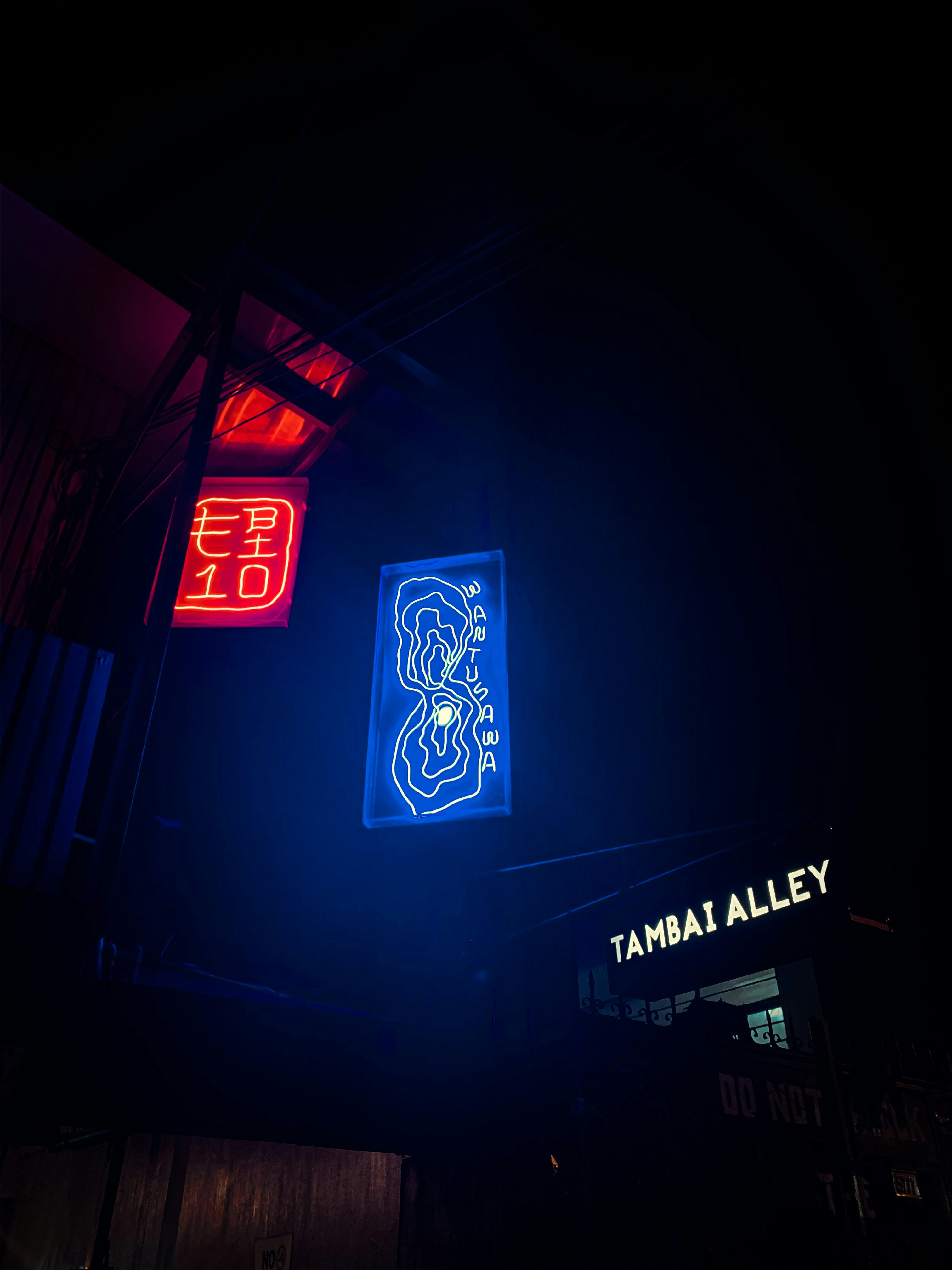 포블라시온 네온 사인 감성